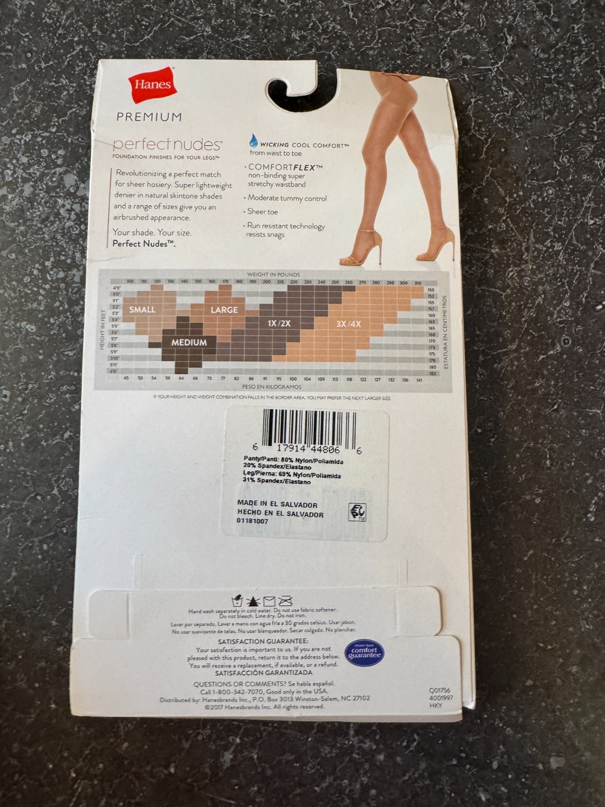 2 pack Hanes Women’s Premium Perfect Nudes Tummy Control Buff size 3X/4X