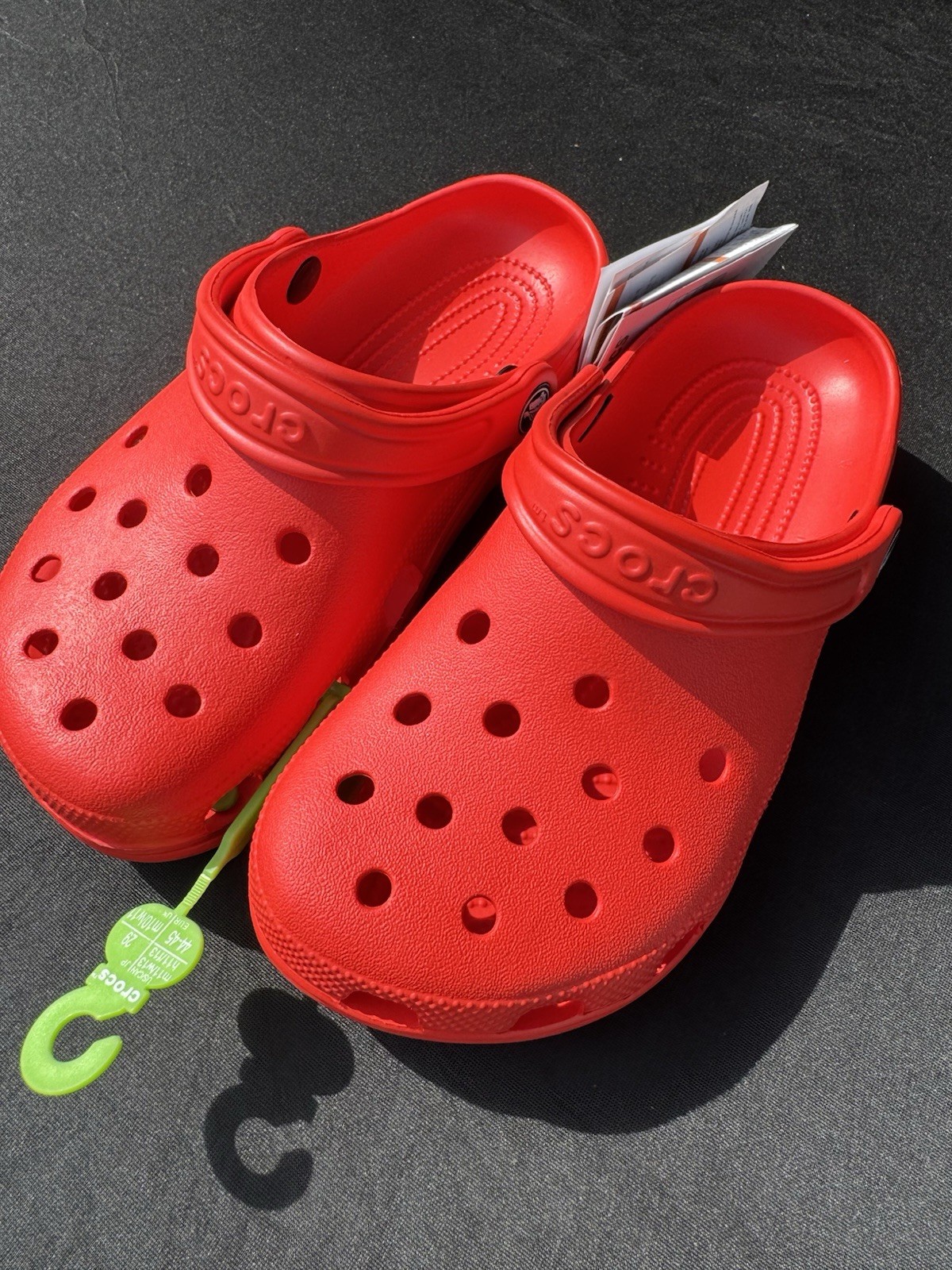 Crocs Red 9M men’s – 11W Women’s Classic Clogs Fast Shipping. 🐊