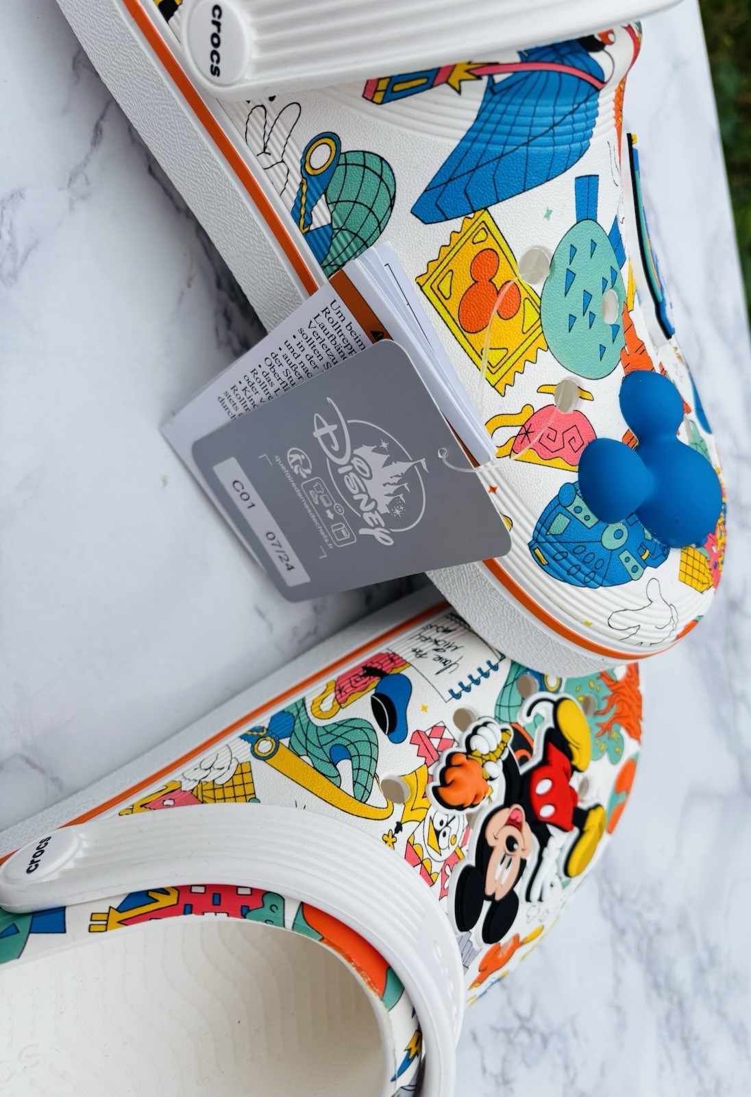 NWT Disney X Crocs Adults- Walt Disney World- 50th Anniversary Men 4/Women 6