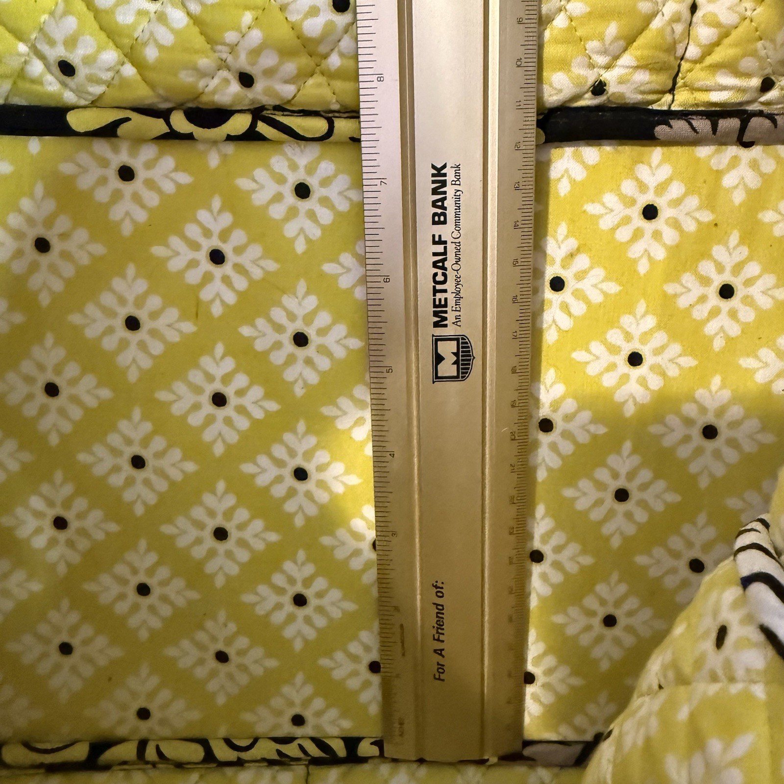 Vera Bradley Fanfare Traveler Weekender Bag Black White Yellow Boho Paisley