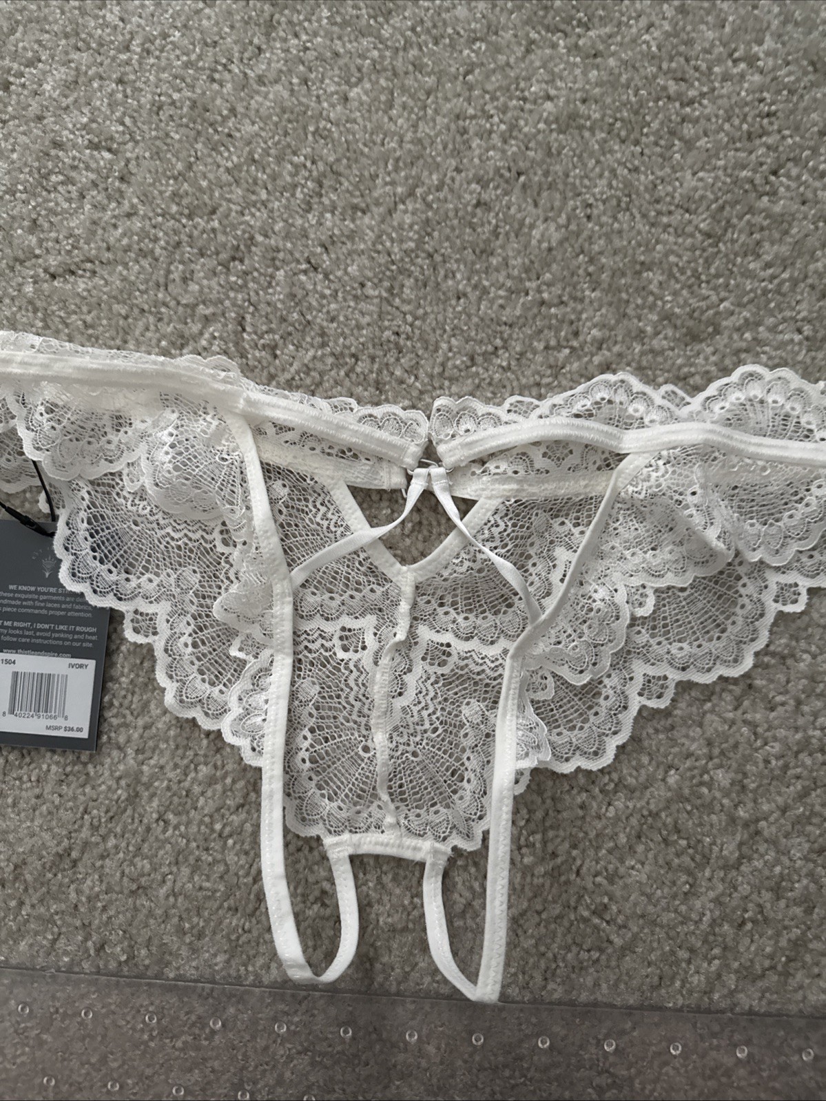 New Thistle And Spire Tigris Bra & Thong Set Women’s Size Medium & 34C