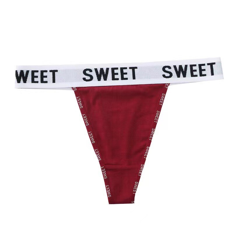 5PCS/LOT Sexy Womens High Cut Panties Thongs G string Bikinis Briefs Underwear