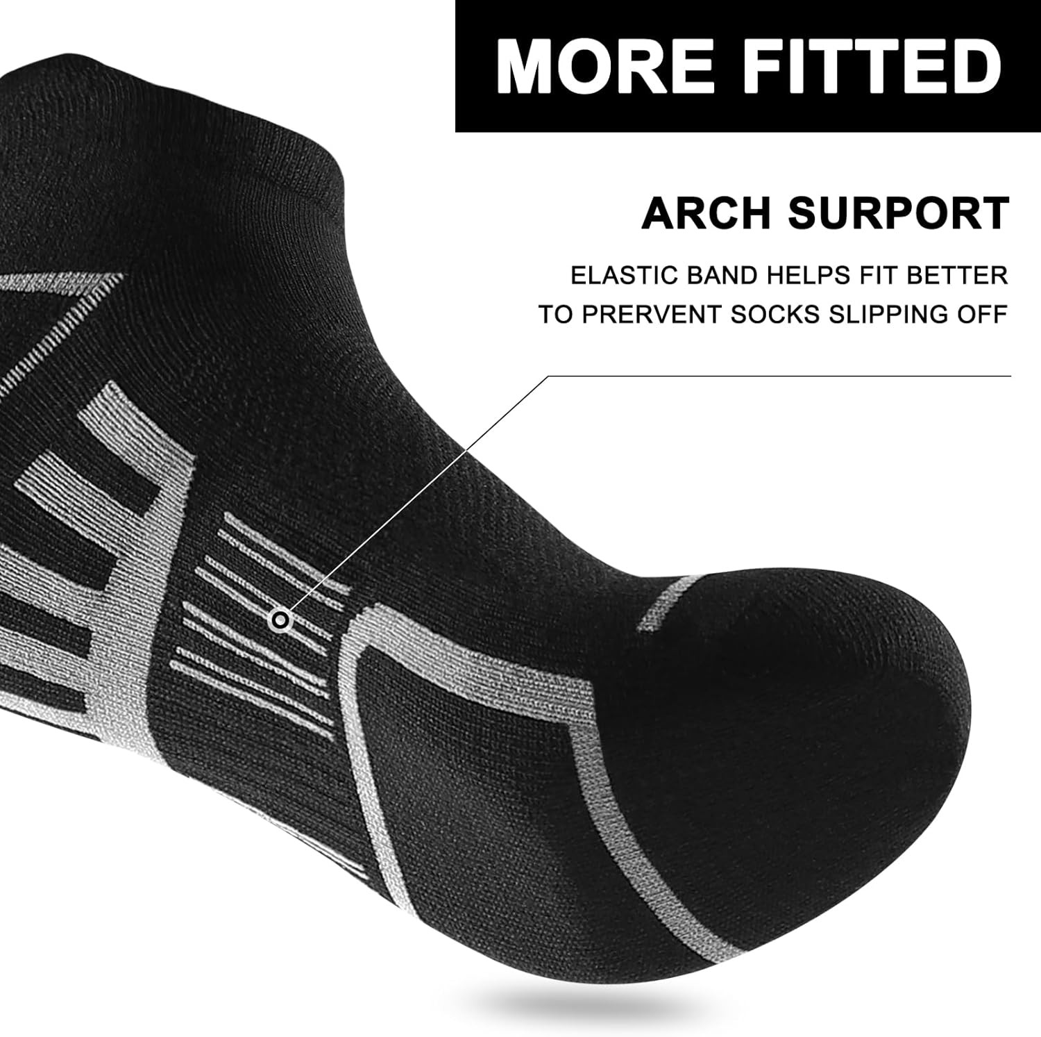 shnn 12 Pairs Mens Ankle Socks Athletic Casual Low Cut Short Socks for Men With