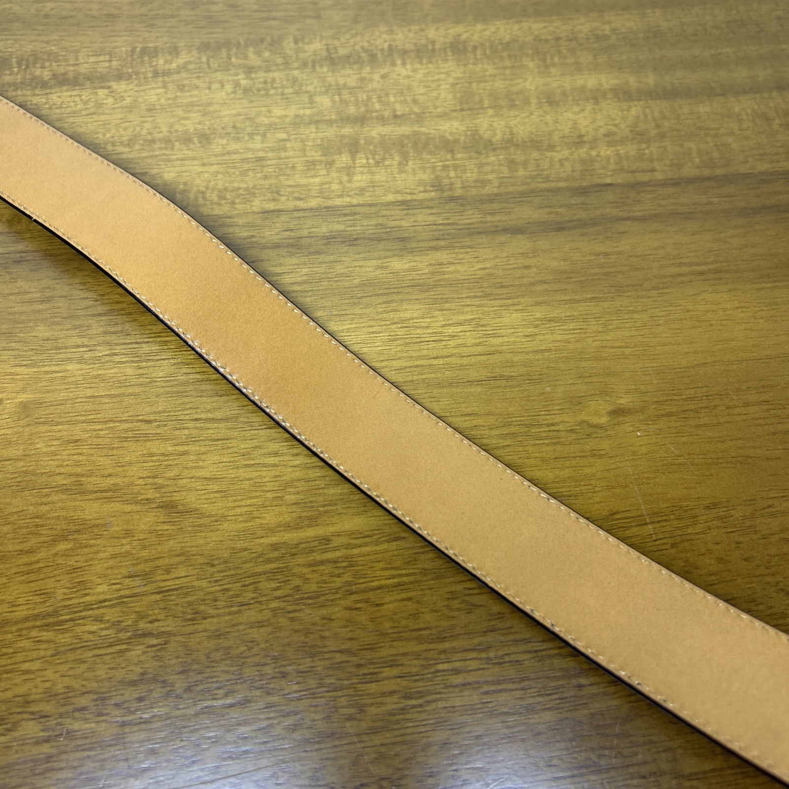 Magnanni Tan Men’s Leather Dress Belt Size 40 Made In Spain 1158