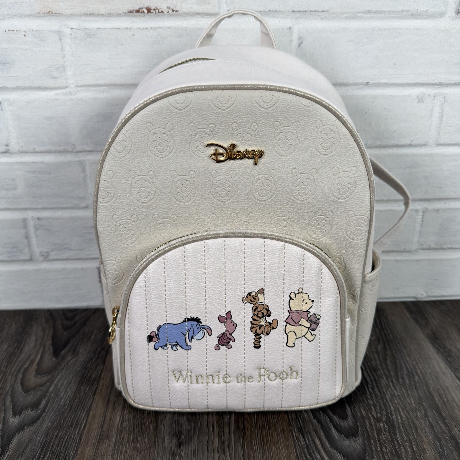 Primark Disney Winnie The Pooh and Friends Faux Leather Backpack 13″ Exclusive