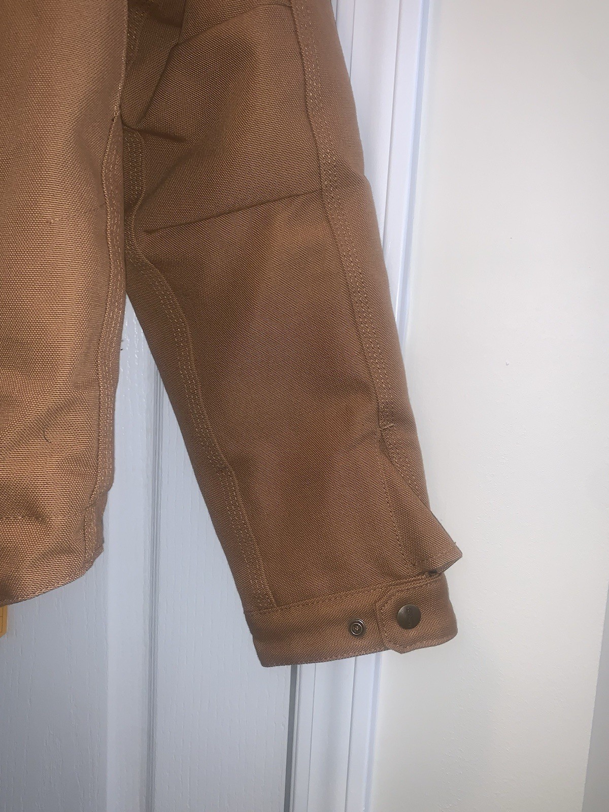 CARHARTT Iconic J01 Duck Detroit Jacket Carhartt Brown Regular – Small