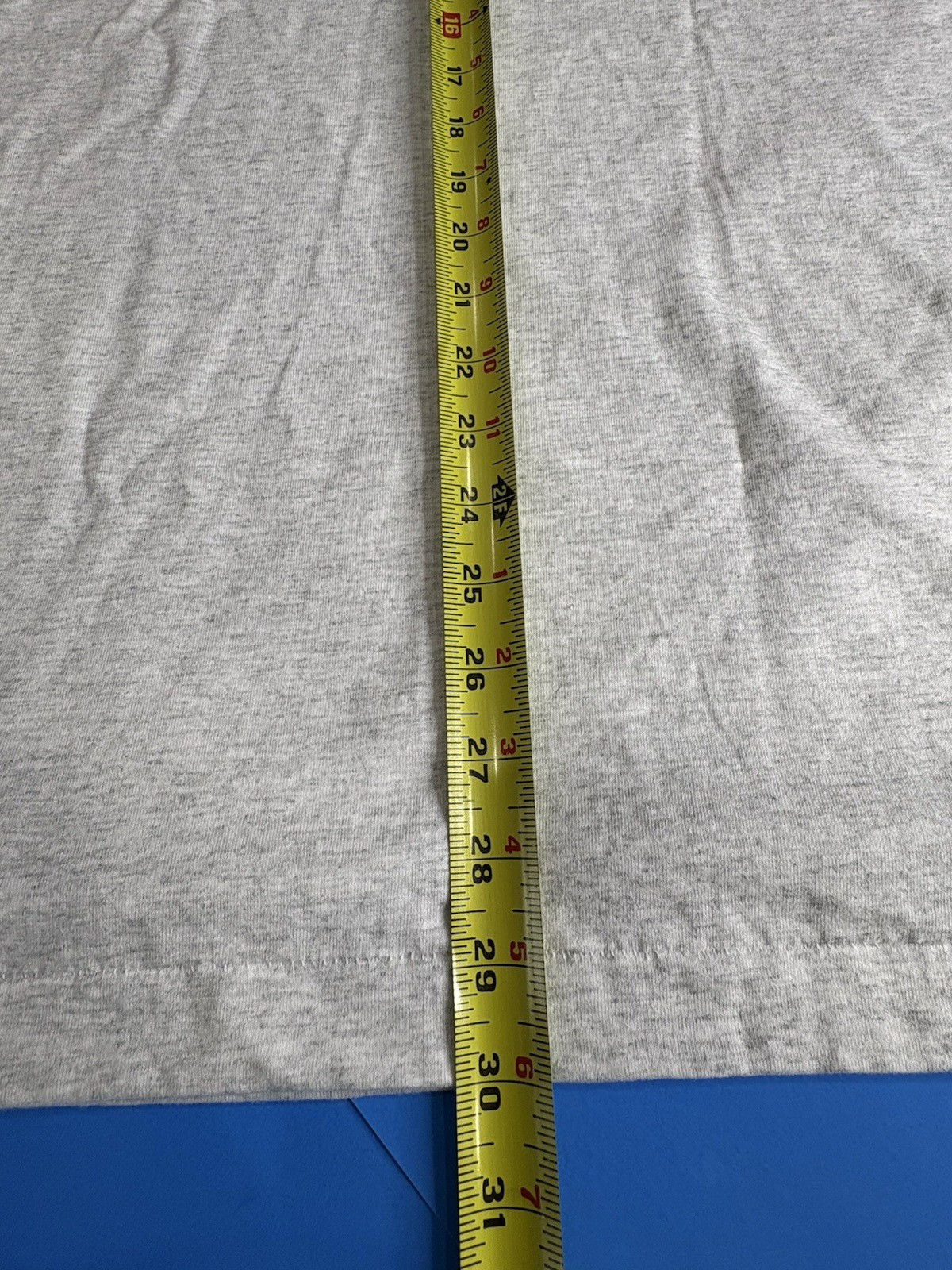 Vtg 1980s 1990s Fruit Of The Loom Best Made In USA Blank Grey T-Shirt 2XL NEW