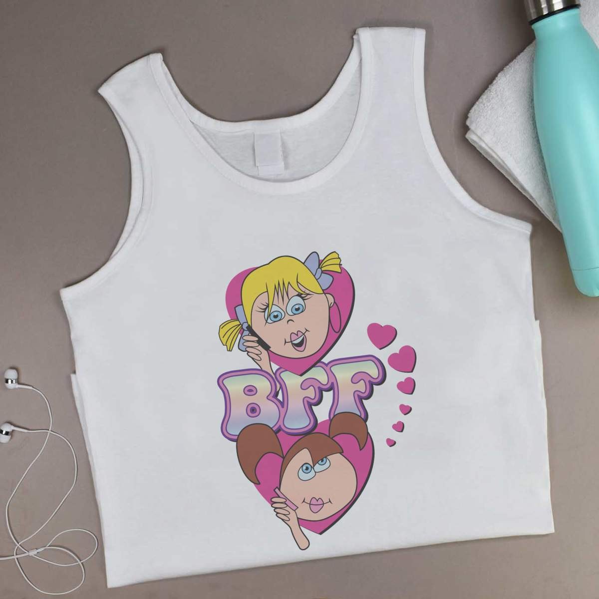 ‘Best Friends Forever’ Adult Vest / Tank Top (AV058605)