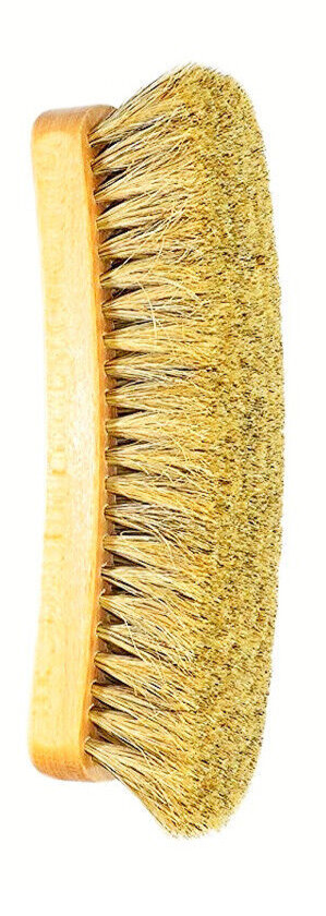 Pro LARGE Shine Brush Shoe Boot 8″ Blonde Light 100% HorseHair Bristles RALYN