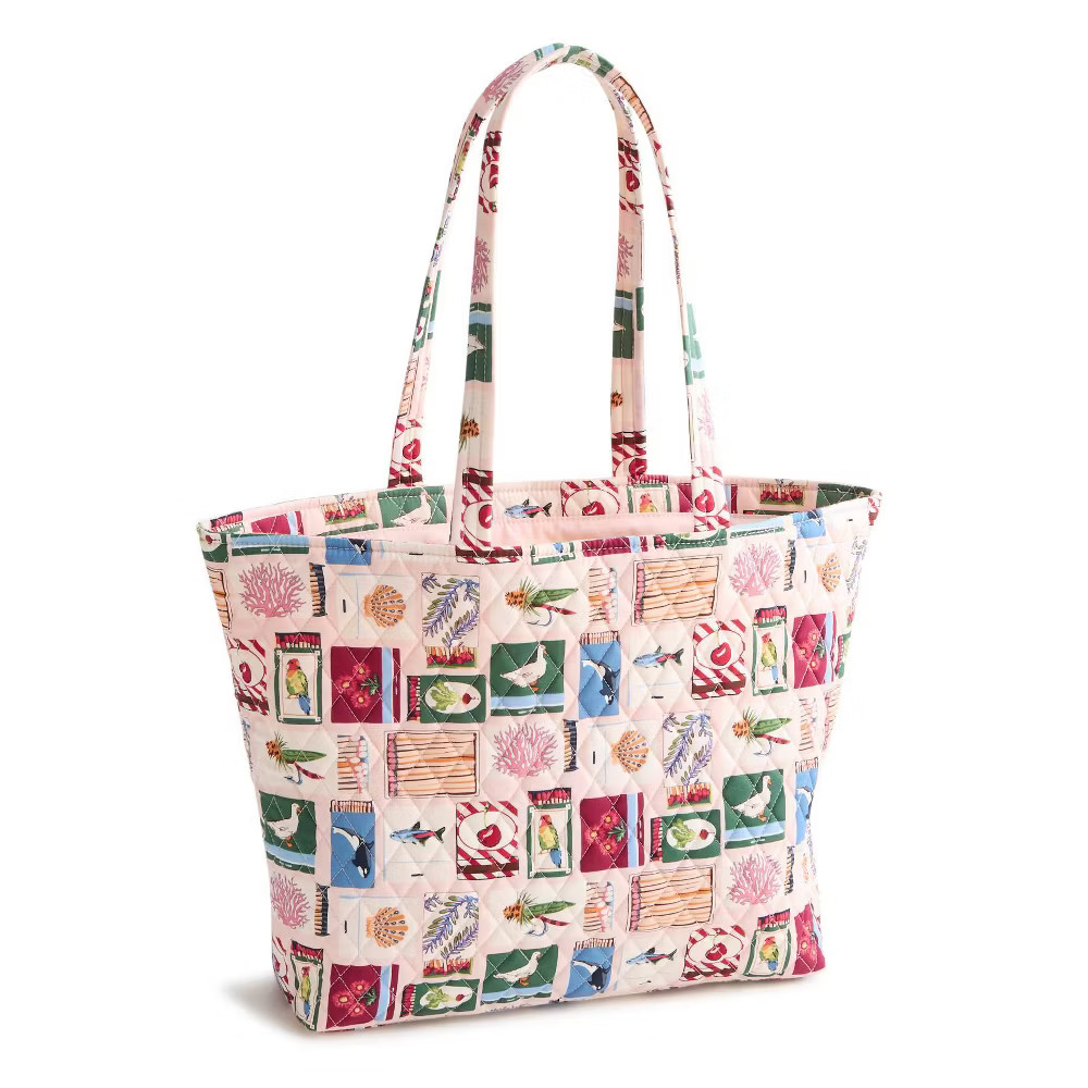 Vera Bradley Matchbook Collection East West Tote Bag – Pink