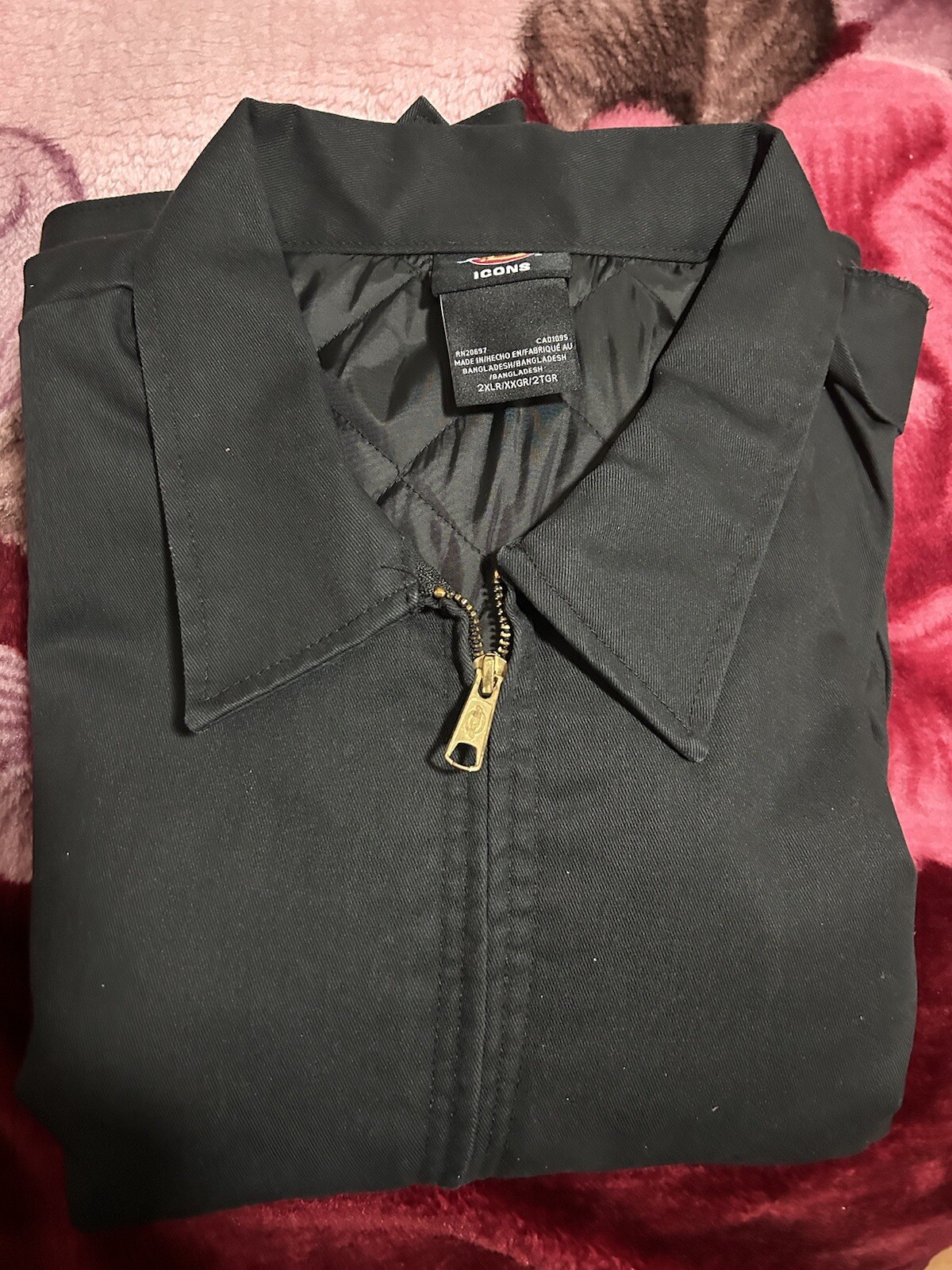 2XL dickies insulated eisenhower jacket Black Mens. RETURNS NOT ACCEPTED
