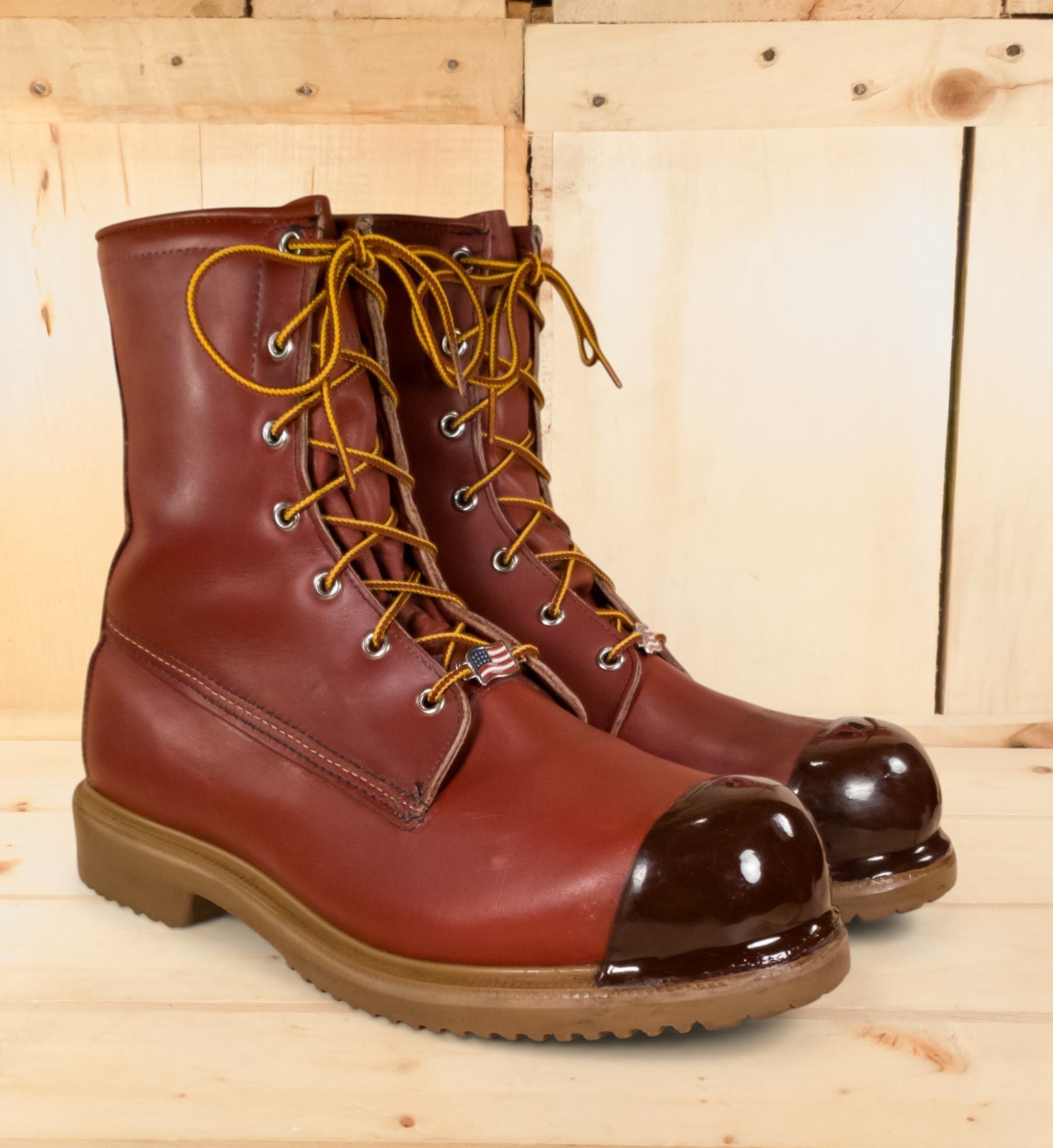 Irish Setter 815 Supersole Boots Size 9D with Tuff Toe (Soft Toe) (USA)