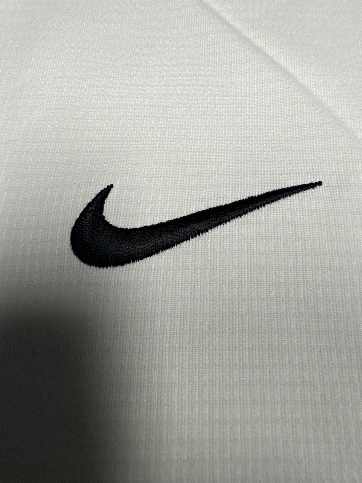 Nike DRI-FIT Polo Shirt Men’s Large / White Embroidered Polo #CI4470-100