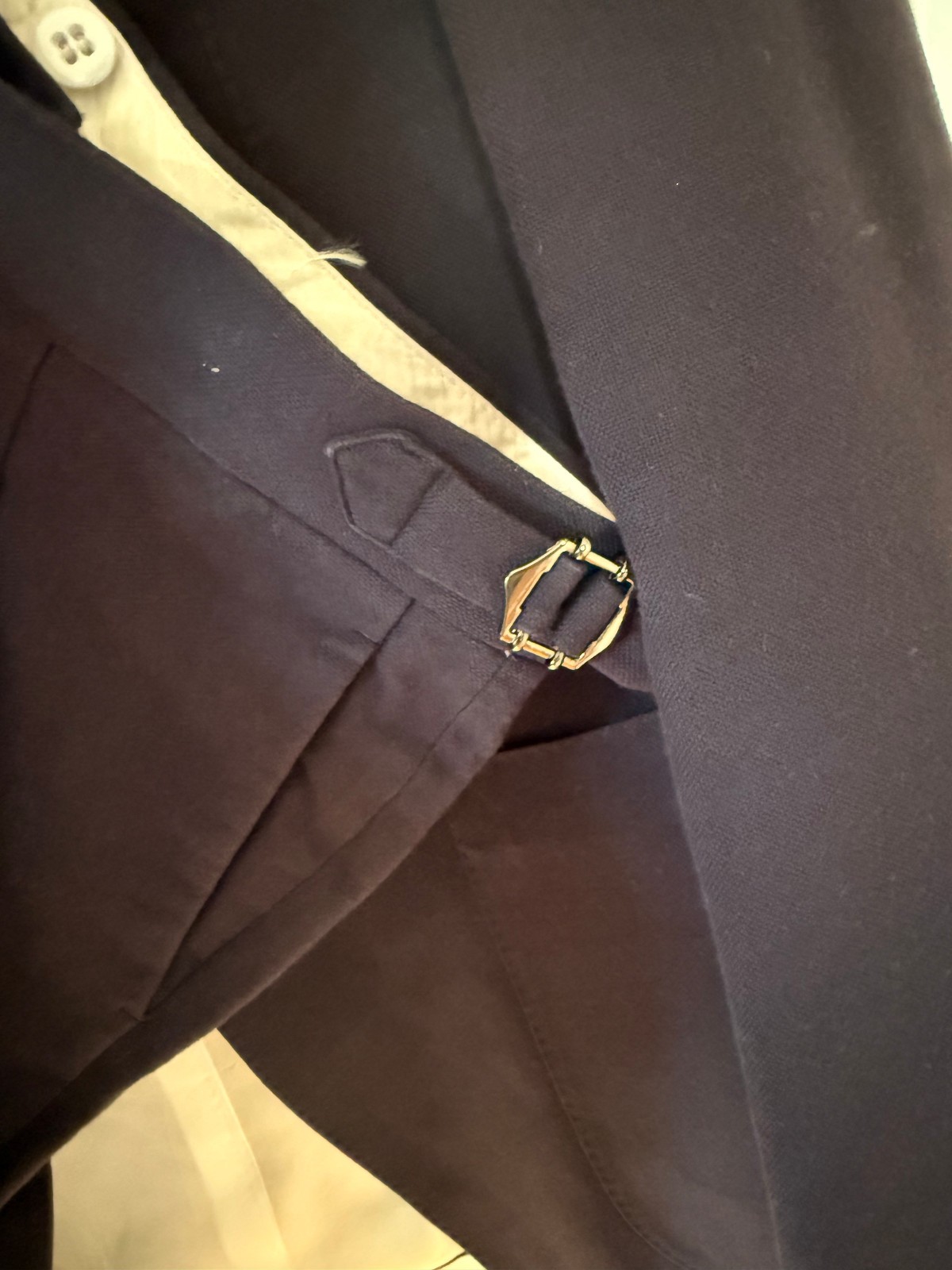 Suitsupply Navy 100% Cotton Havana Patch Suit P5987i-40R