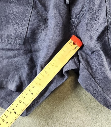 The Men’s Store at Bloomingdale’s Solid Linen 7″ Shorts Men’s 34 Navy Pull On
