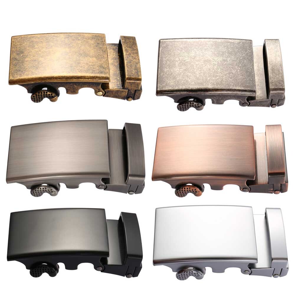 Classic Men’s Automatic Slide Buckle Replacement Rectangle Ratchet Belt Buckle