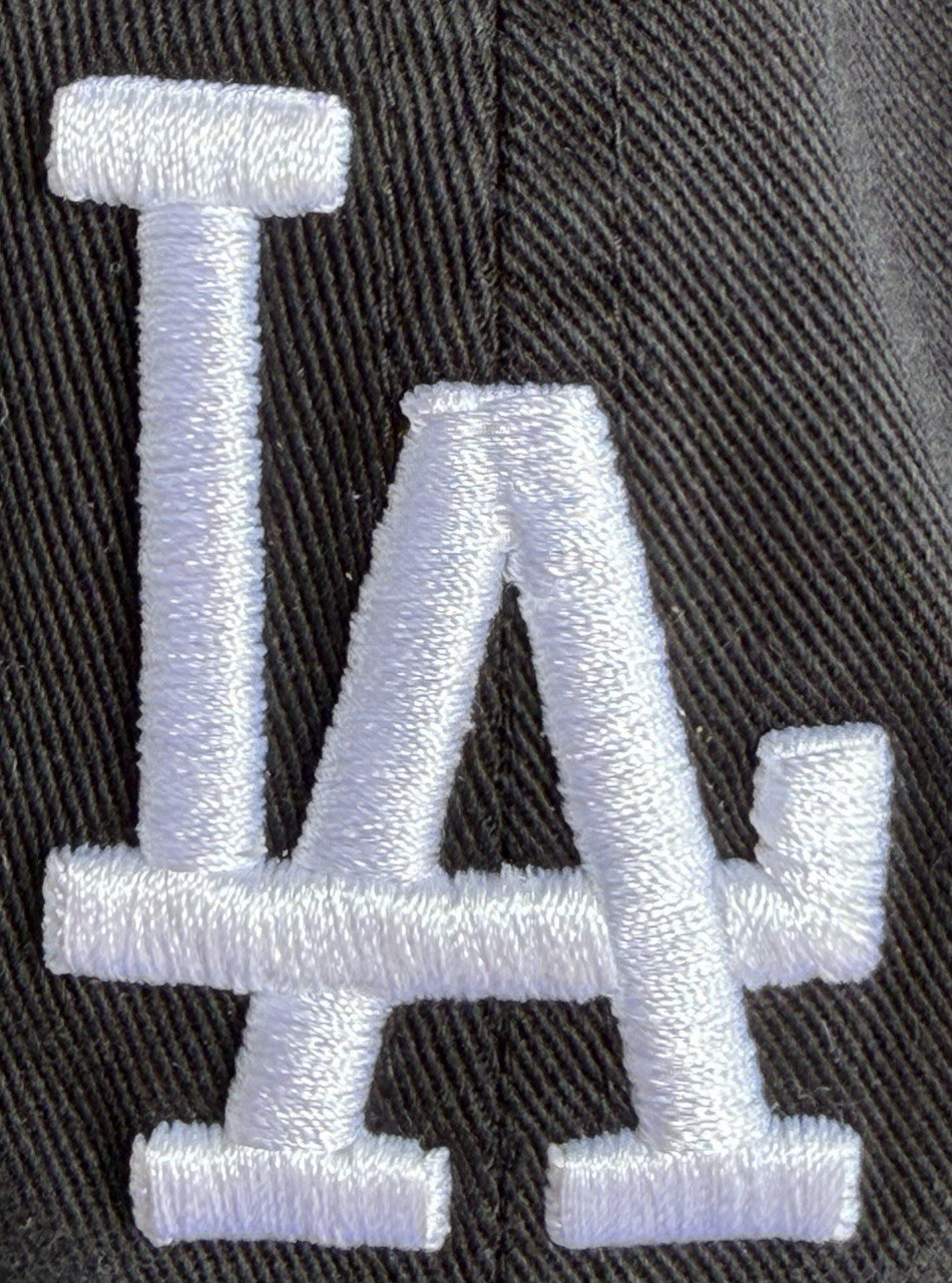 NWT 47 BRAND Los Angeles Dodgers ’47 Clean Up Strapback Hat Black/White