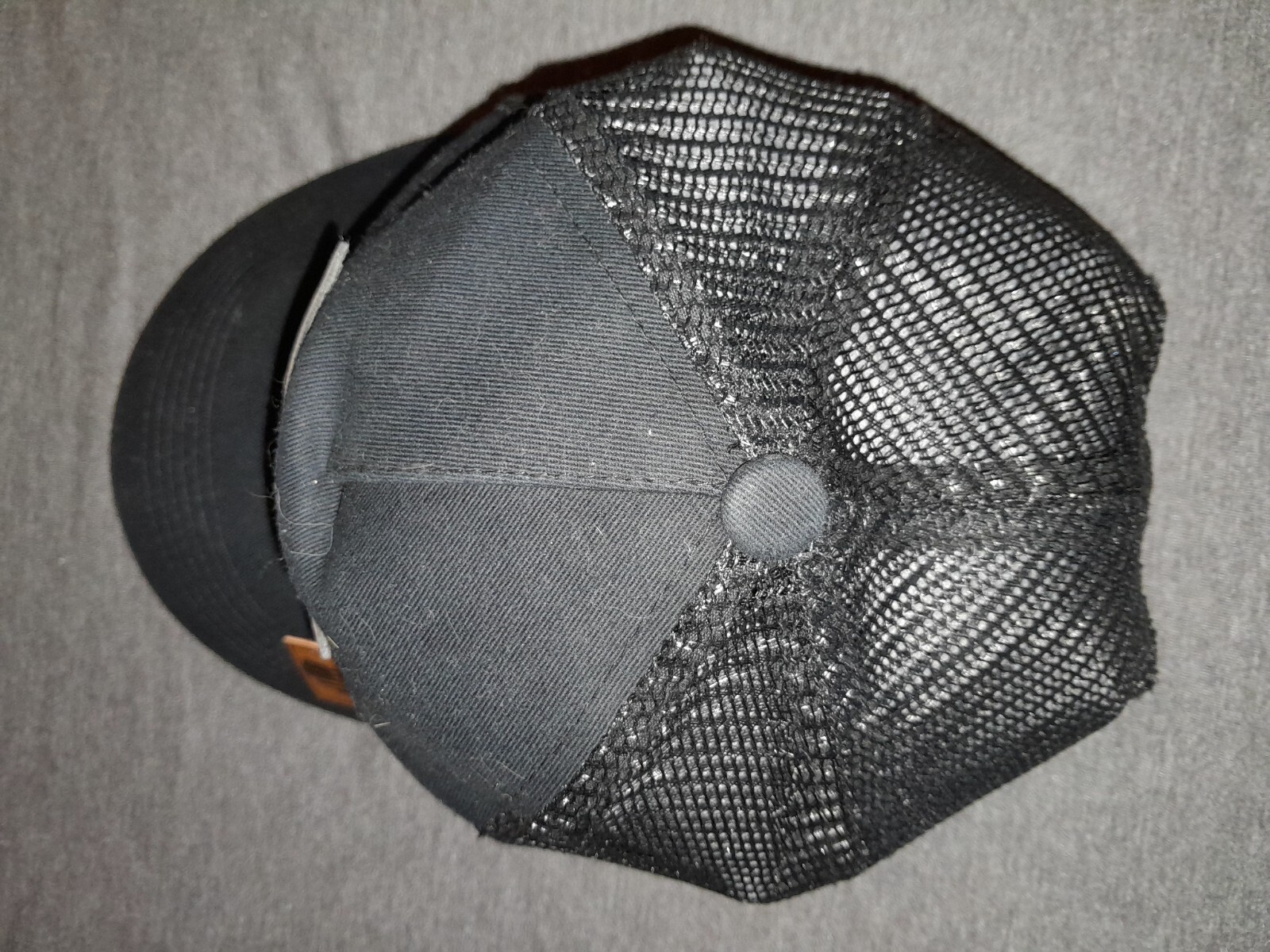 Cow Calf Cattle Farm Leather Patch Ball Cap Trucker Snapback Mesh Hat Black