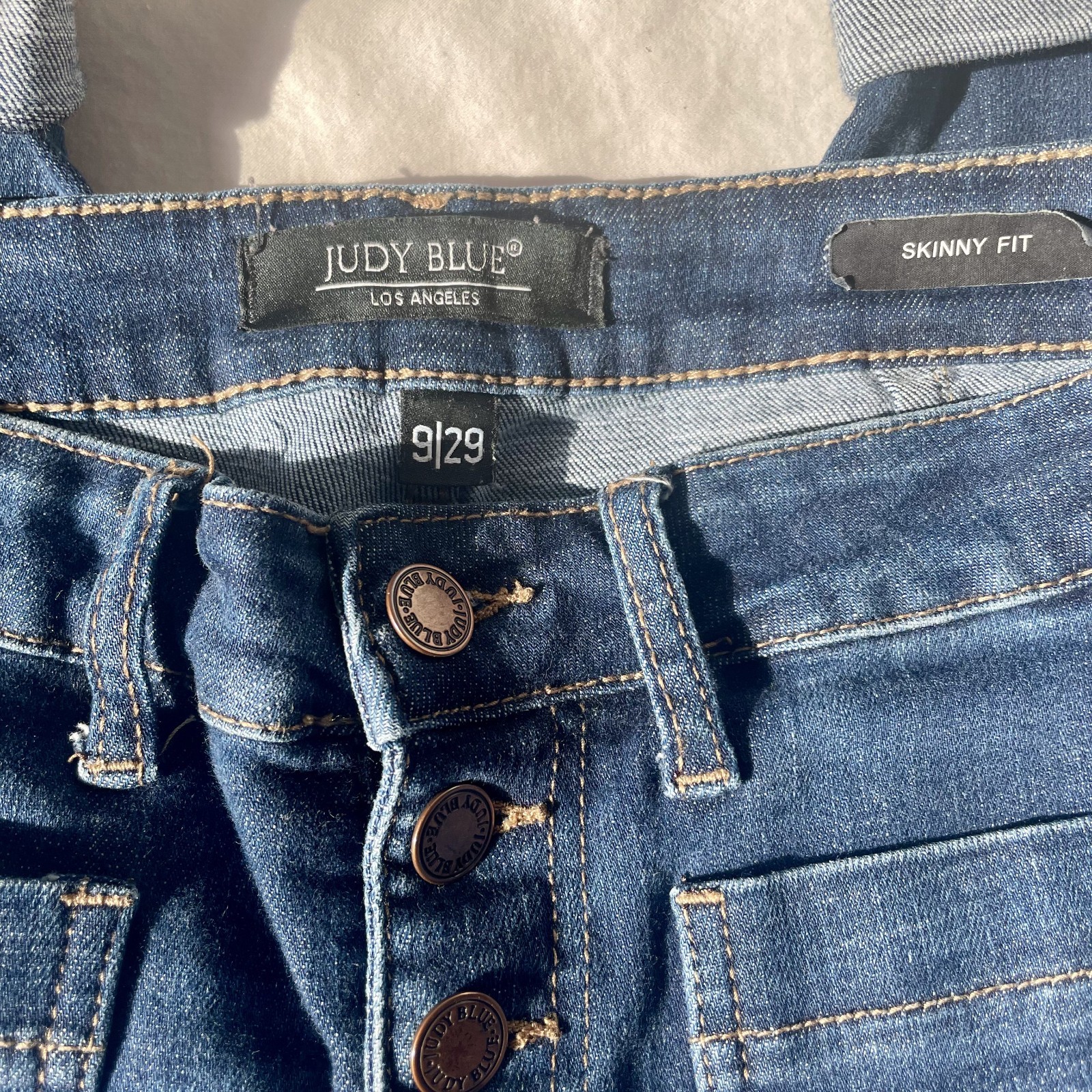 Judy Blue Women’s Skinny Jeans in Mid Blue Wash Size 9/29