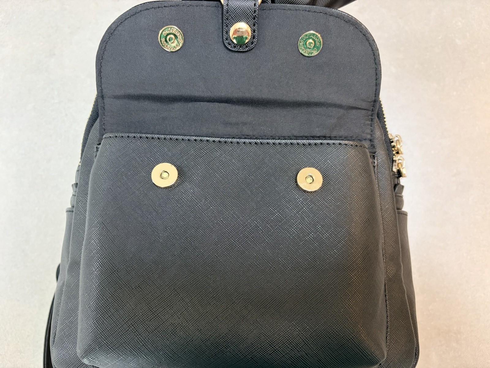 LIZ LISA Black Mini Backpack Ribbon Heart Charm Kawaii Japanese Fashion Bag