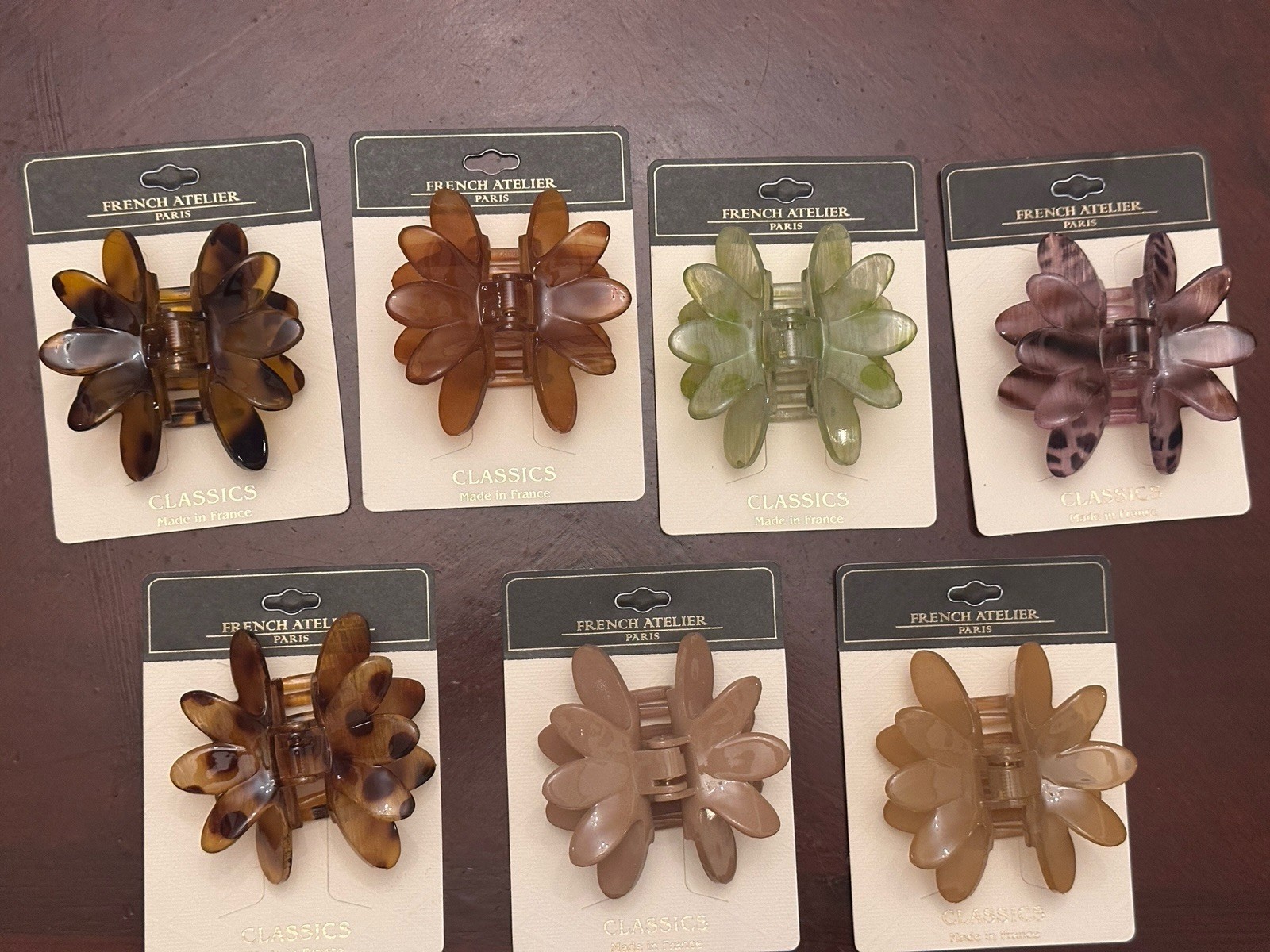 Hair Accessories For Women Waterlily Claw Clip Lot Of 7