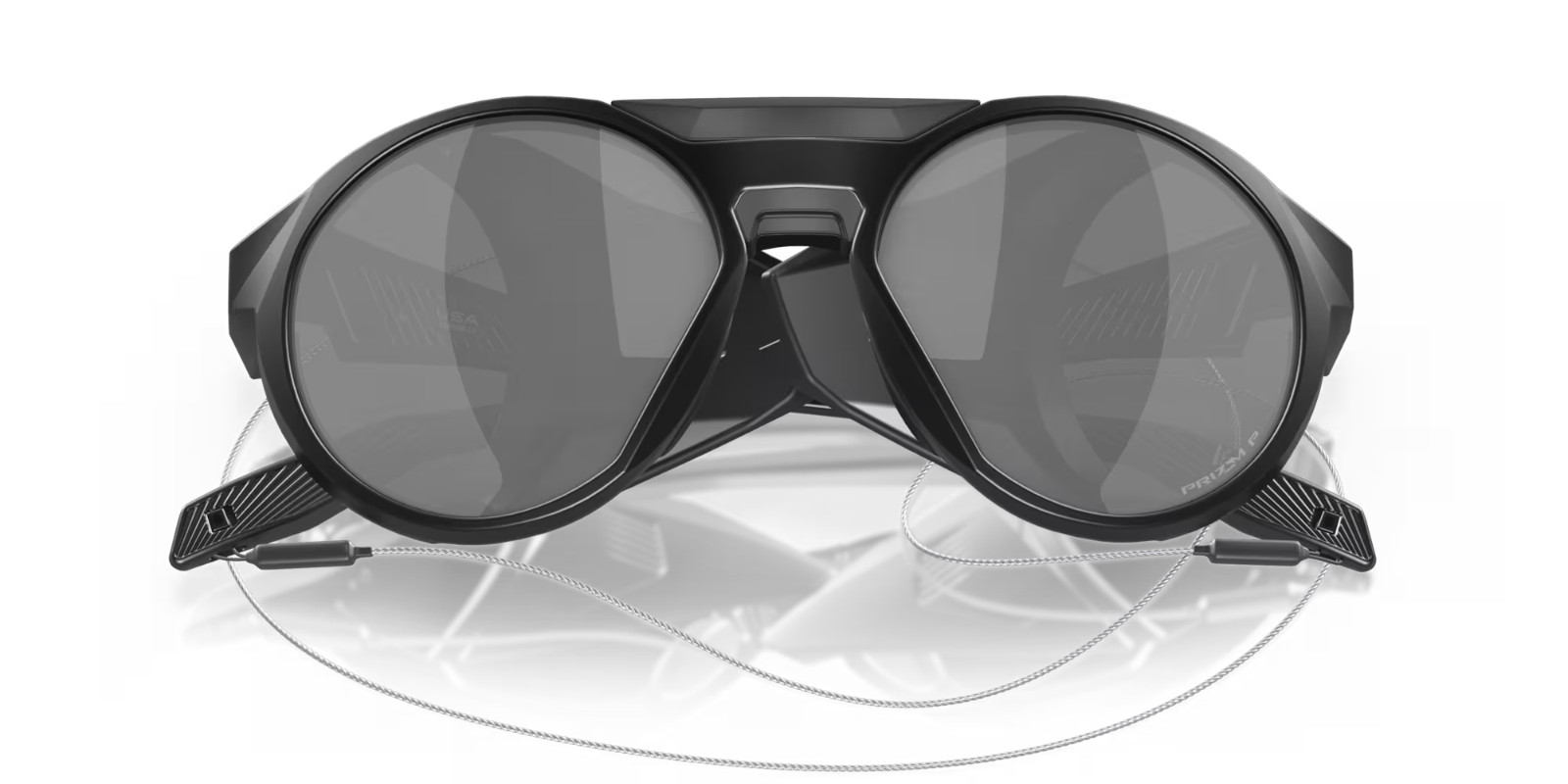 NEW Oakley CLIFDEN Matte Black Round POLARIZED PRIZM Black Lens Sunglass 9440-09