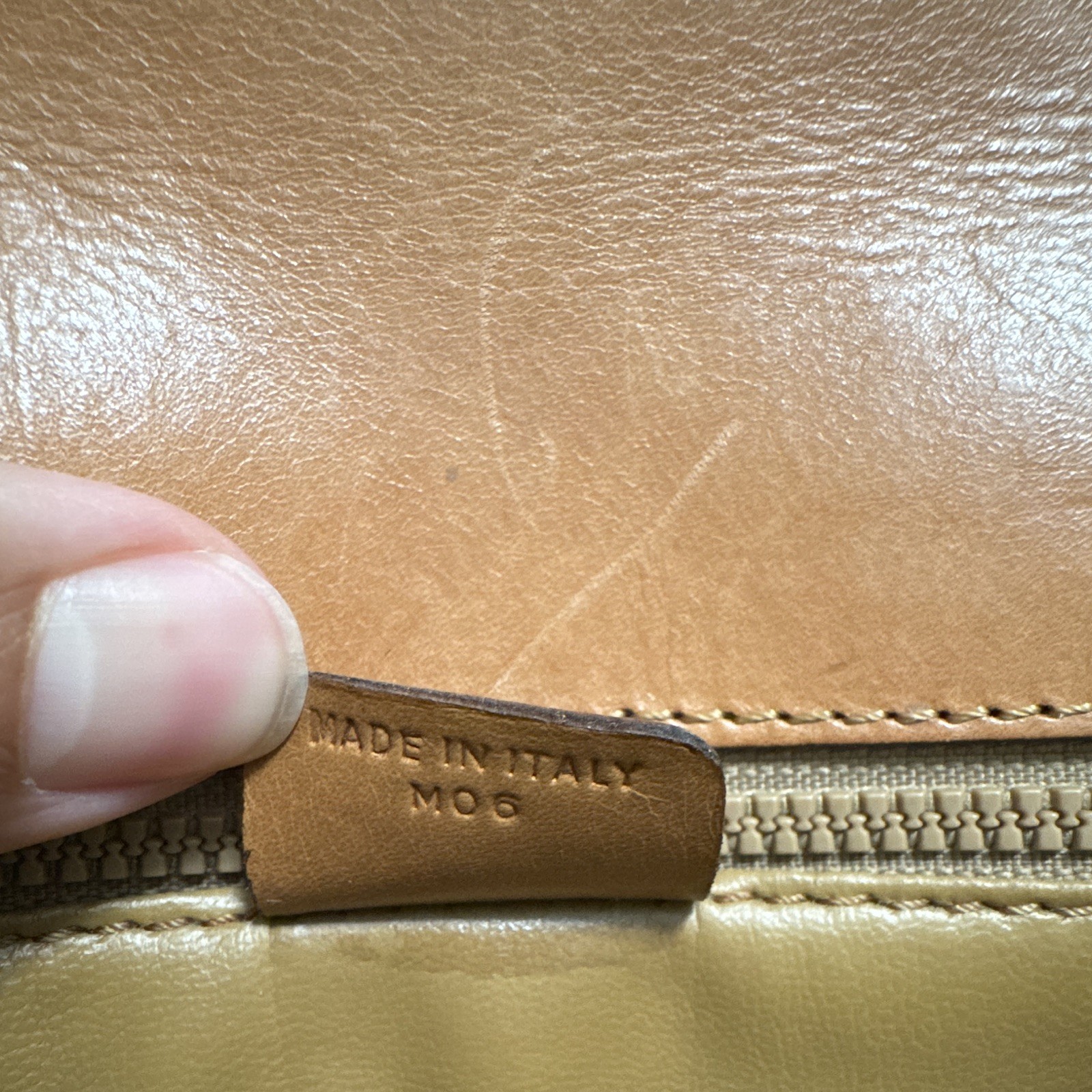 CELINE Triomphe Crossbody Bag Beige/Brown, Magnetic Buckle, Gold Hardware