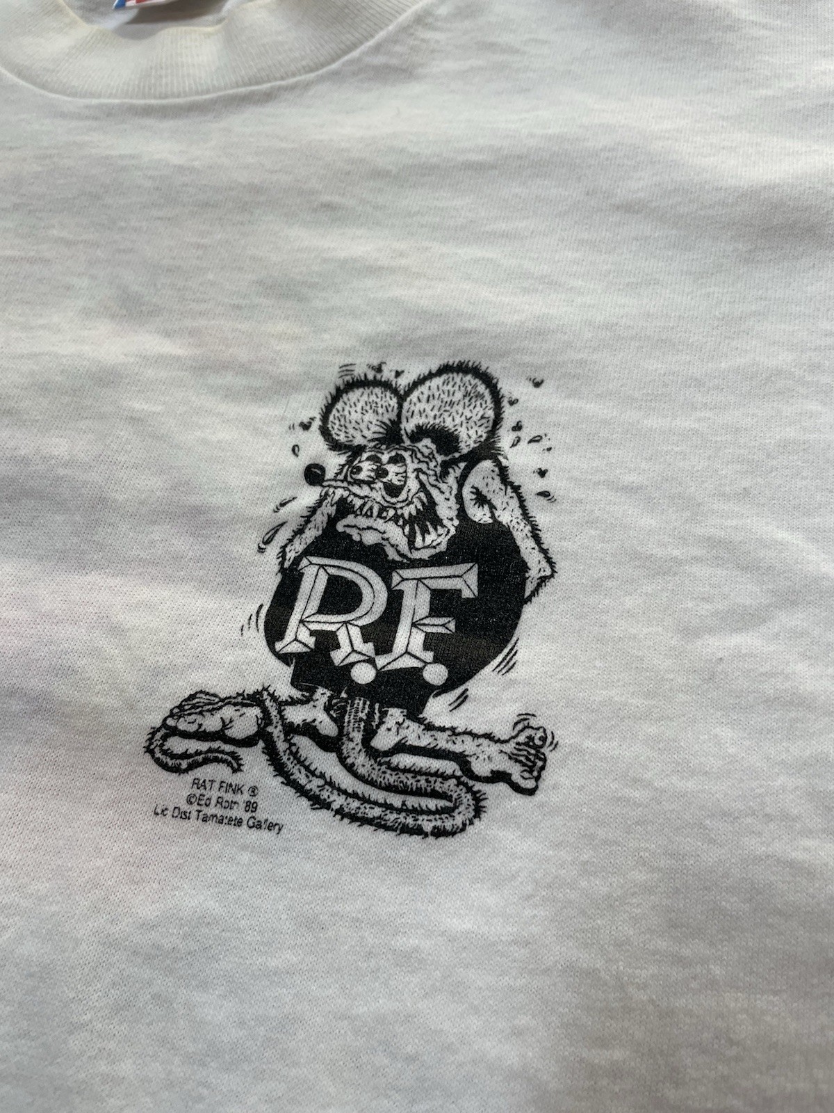 🔥RARE Vintage 90s RAT FINK T-Shirt ED ROTH SIGNED Sick Minds Toys HOT ROD L USA