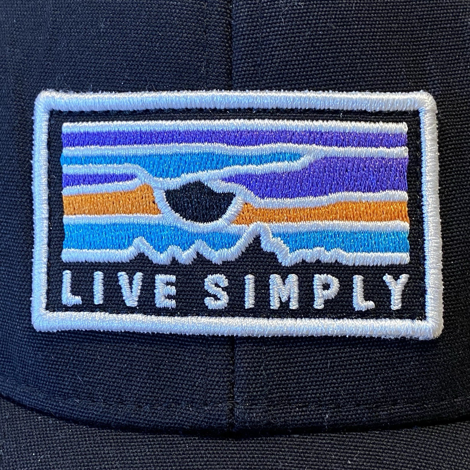 Patagonia Live Simply Sunset Lopro Trucker Hat – Black – 2016