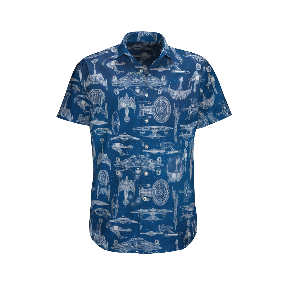 Star Trek Starship Hawaiian Shirt, Casual Shirt For Men