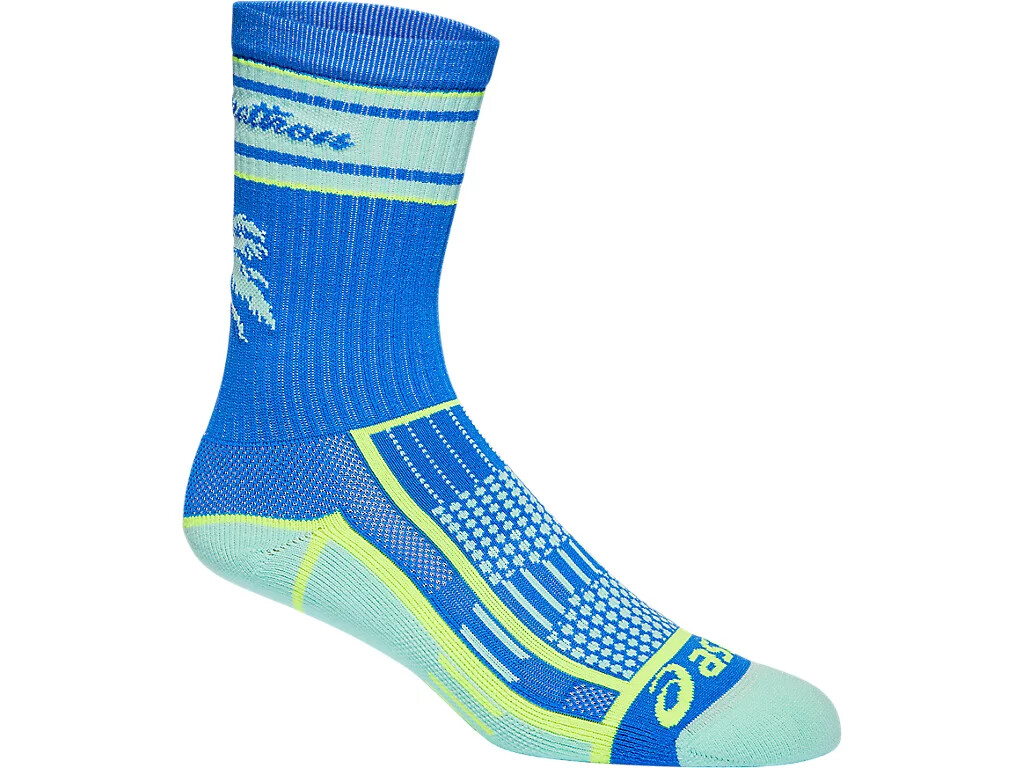 New Asics Los Angeles Marathon Performance Crew Socks. 2 Colors To Choose