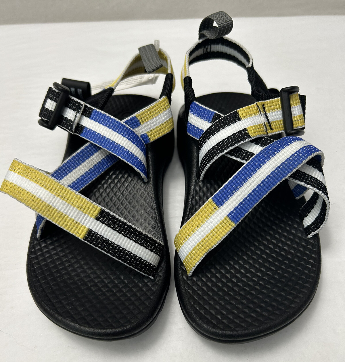 New Chaco Z1 Ecotread Unisex Kid’s Sport Sandals blue Yellow size Youth 10M