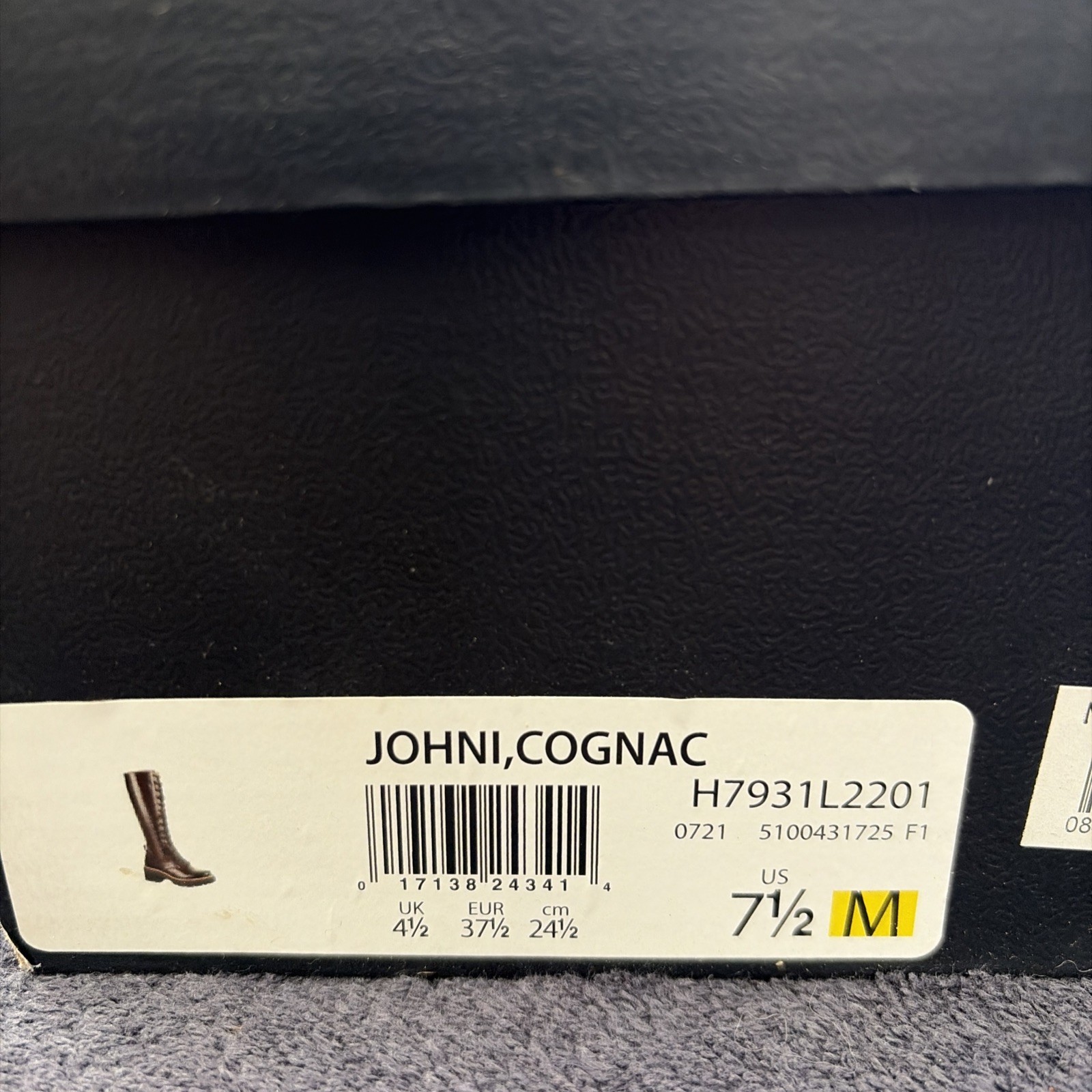 naturalizer Johni Cognac Lace Up womens boots 7.5