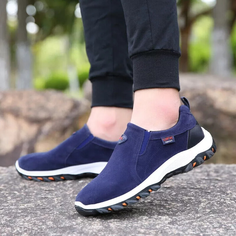 Men’s Loafer Slip On Athletic Shoes Casual Walking Sneakers Outdoor Sports