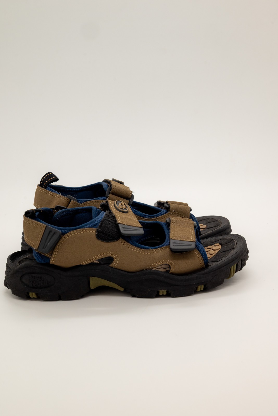 RIVER ROCKS Kids Synthetic Brown Sandals Size US 4