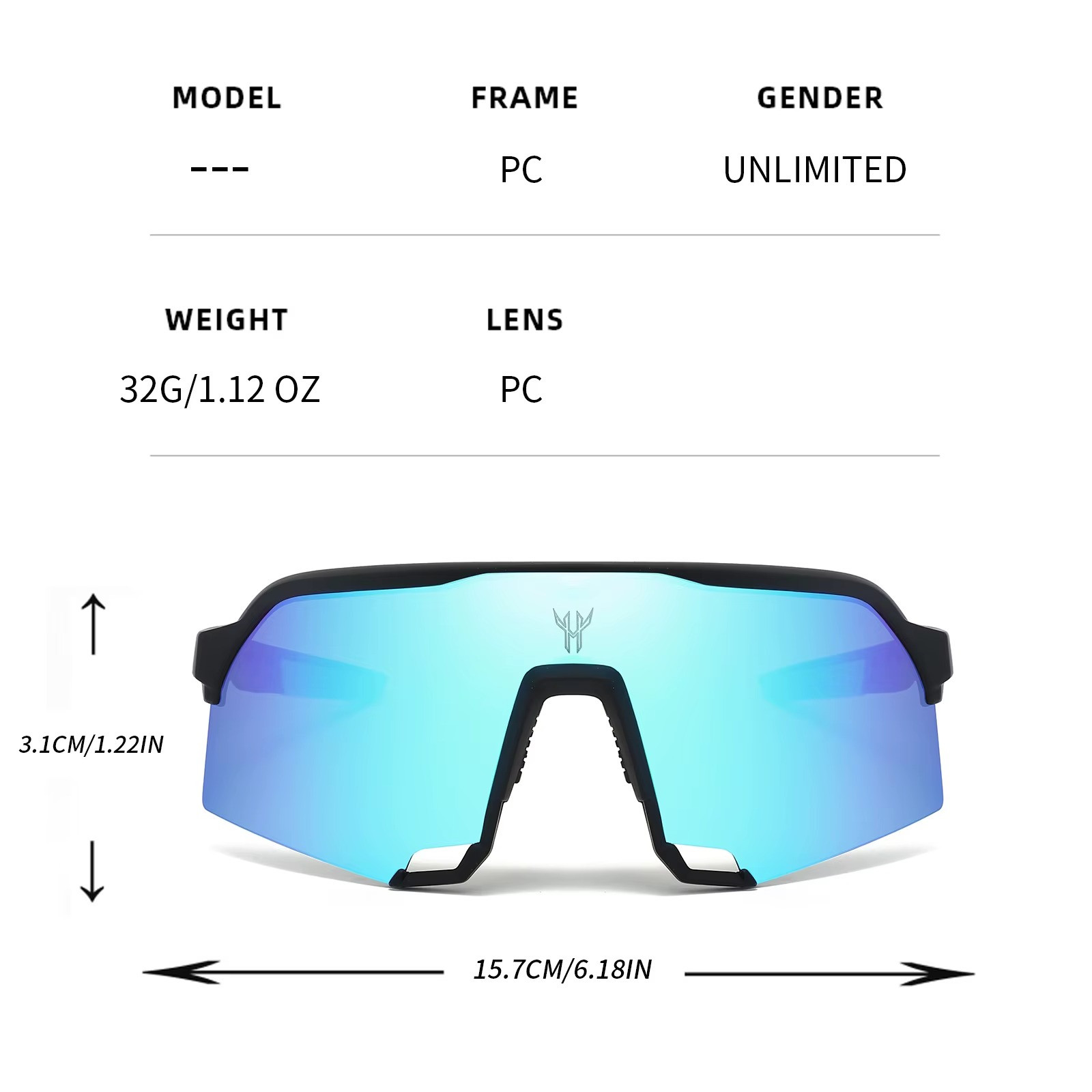 Polarized Sports Sunglasses Outdoor Cycling Driving Fishing Glasses UV400 Goggle