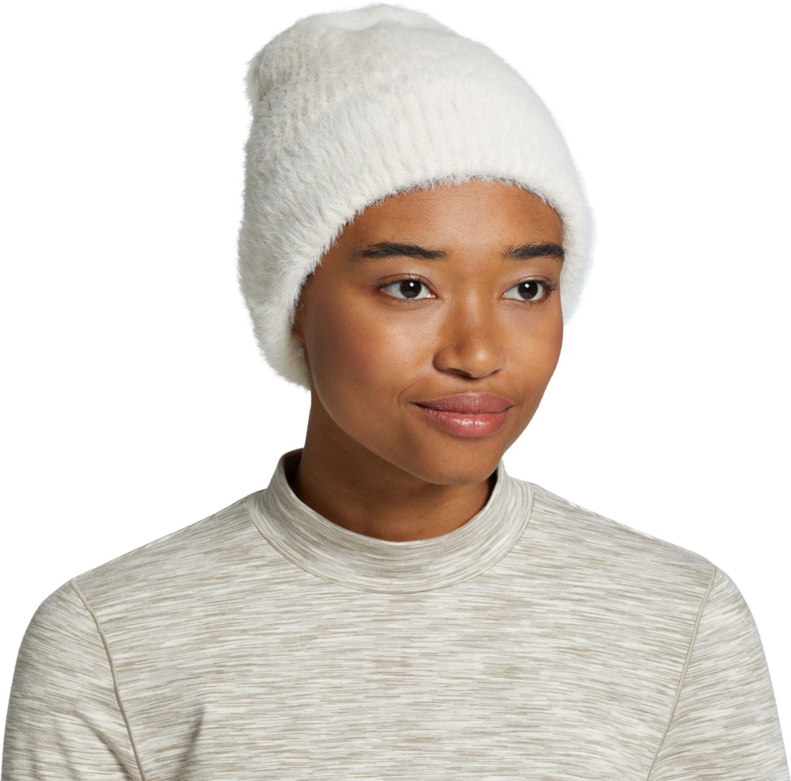 NWT Alpine Design Women’s Fluffy Beanie Winter Hat One Size Colors Black UA300