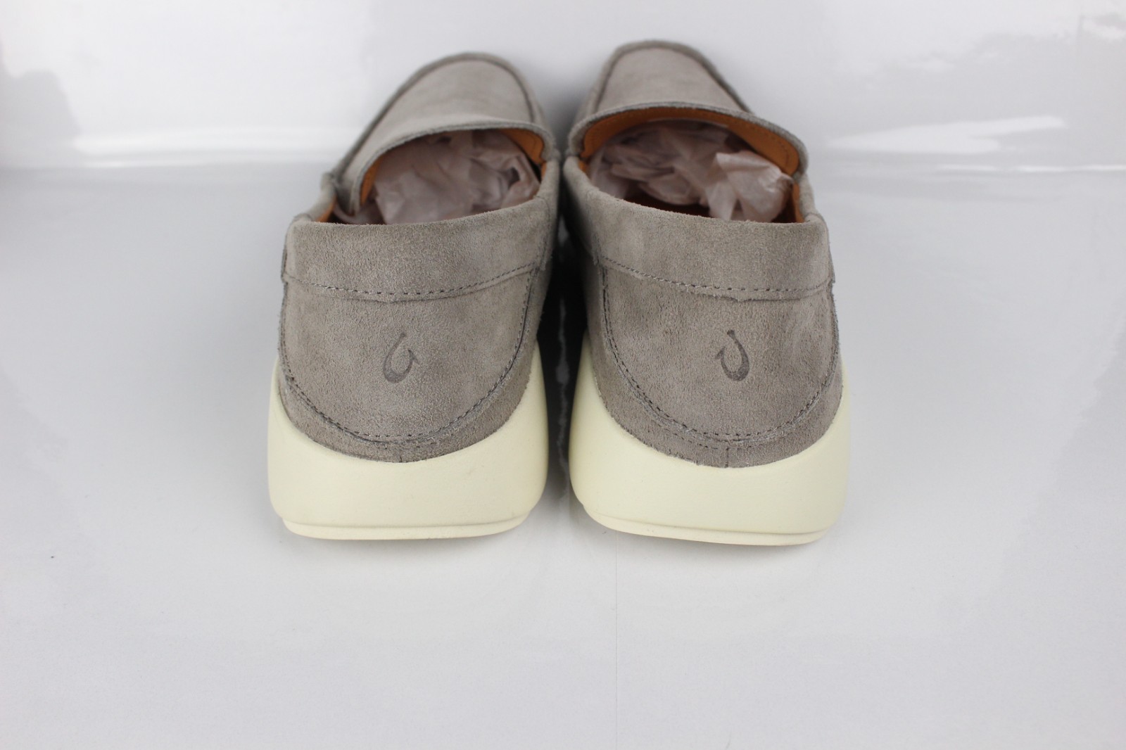 Olukai Men’s KA’A Loafers Suede Slip On Cooler Gray