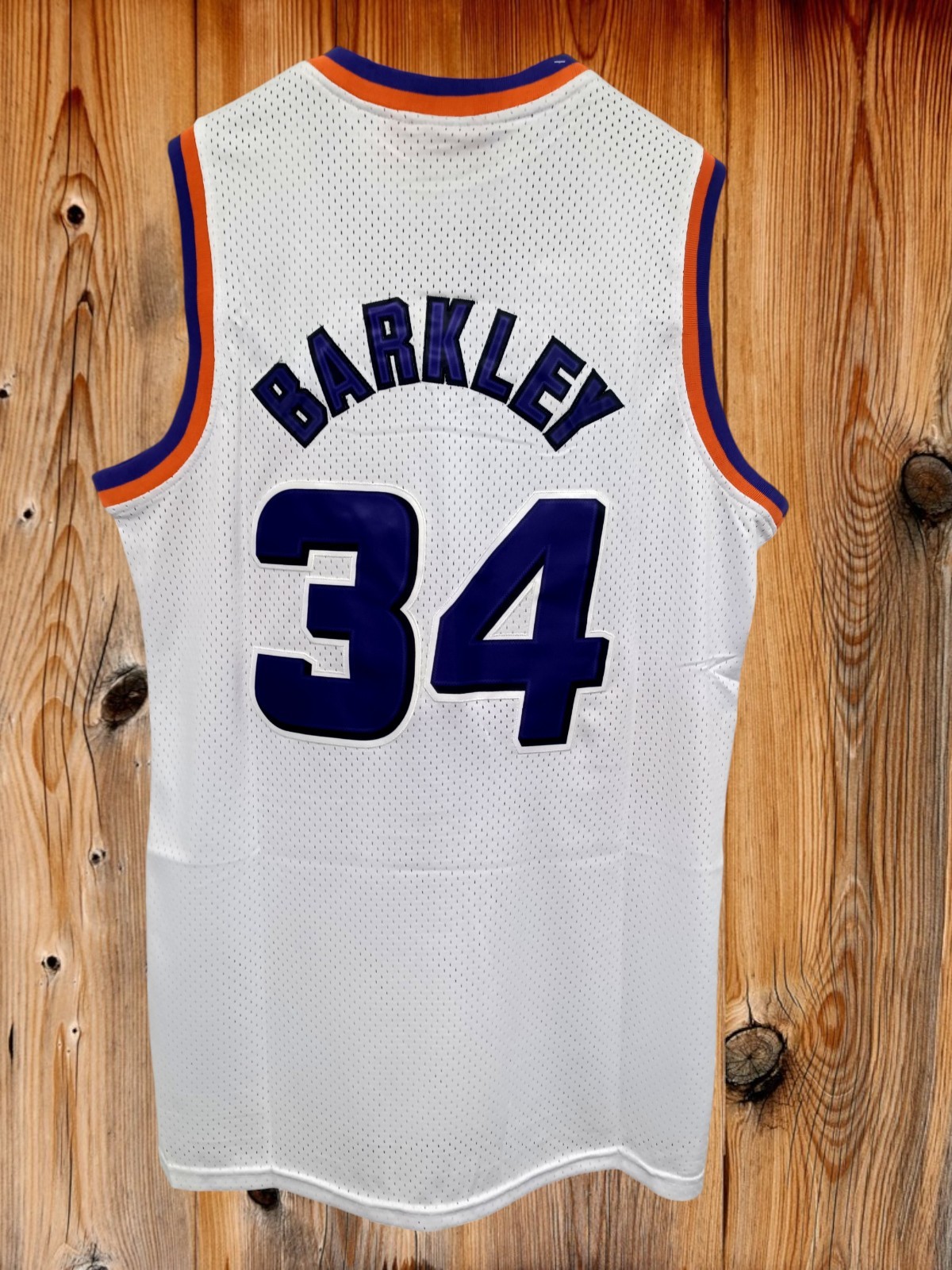 Phoenix Suns Jersey Charles Barkley #34 Throwback Jersey Men’s White