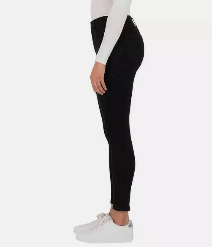 Kirkland Signature High rise Women’s Skinny Black Denim Pants Slim Fit, Size 8