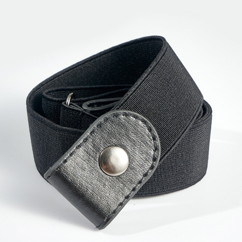 Men Women Buckle-free Elastic Invisible Waist Belt for Jeans No Bulge Hassle