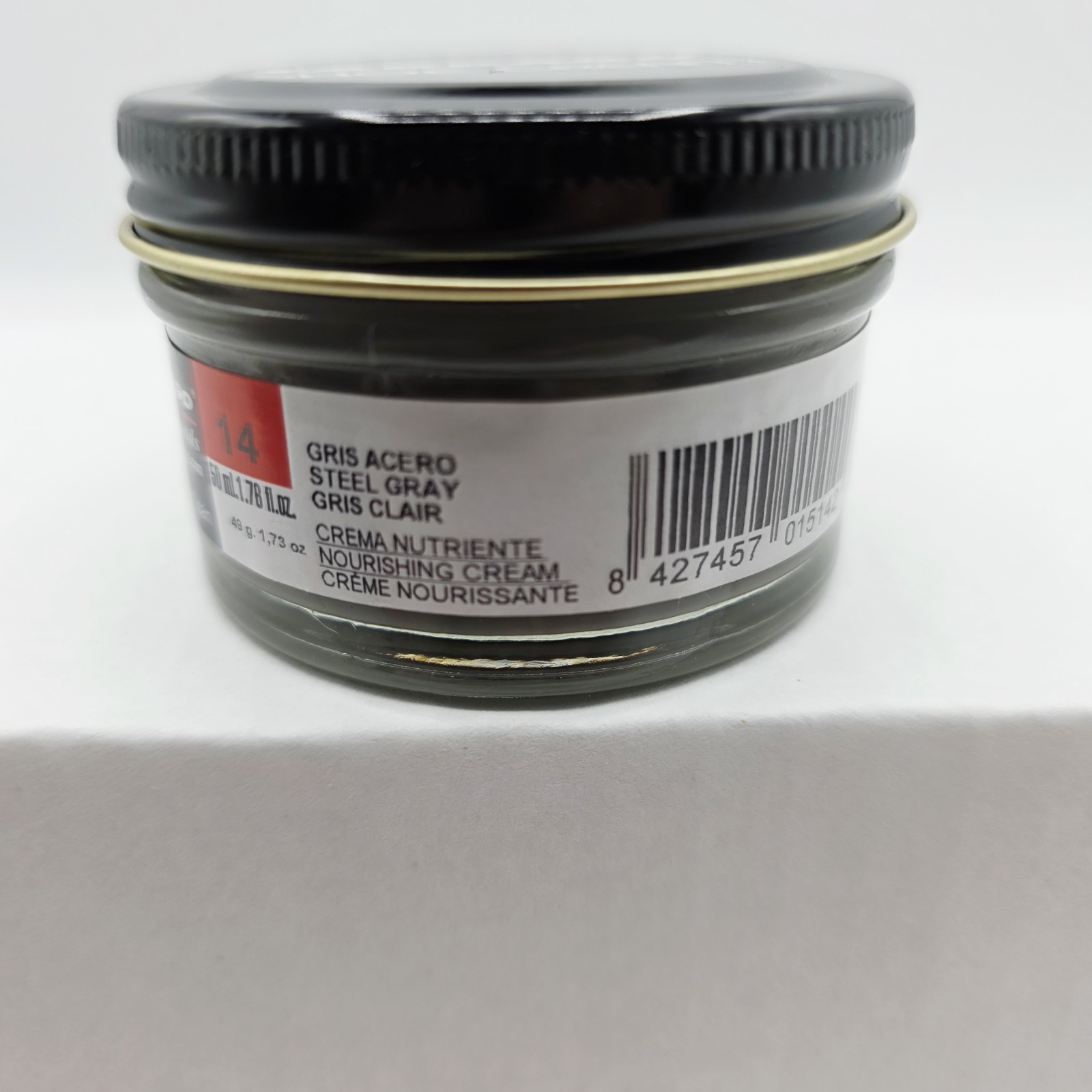 Tarrago Shoe Polish # 14 Steel Gray Cream Leather Protector 1.76 oz. 50ml Boot