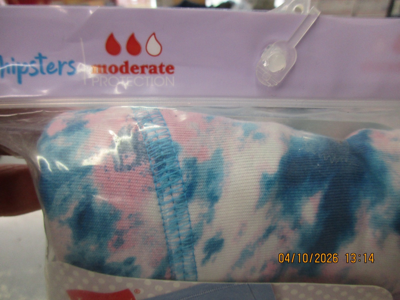 NEW 4 Pack Hanes Comfort Period Moderate Panties Microfiber Hipsters Size 10