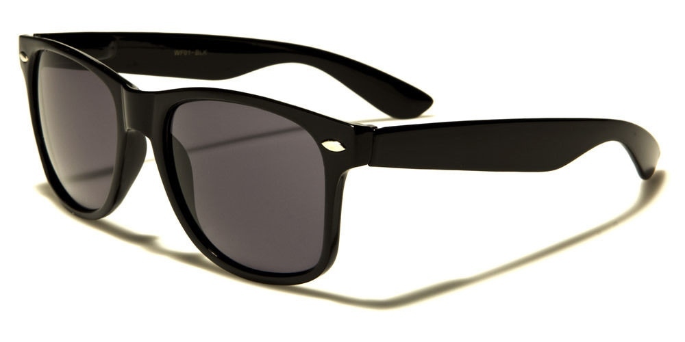100% UV400-Black Smoked Lens Unisex Sunglasses