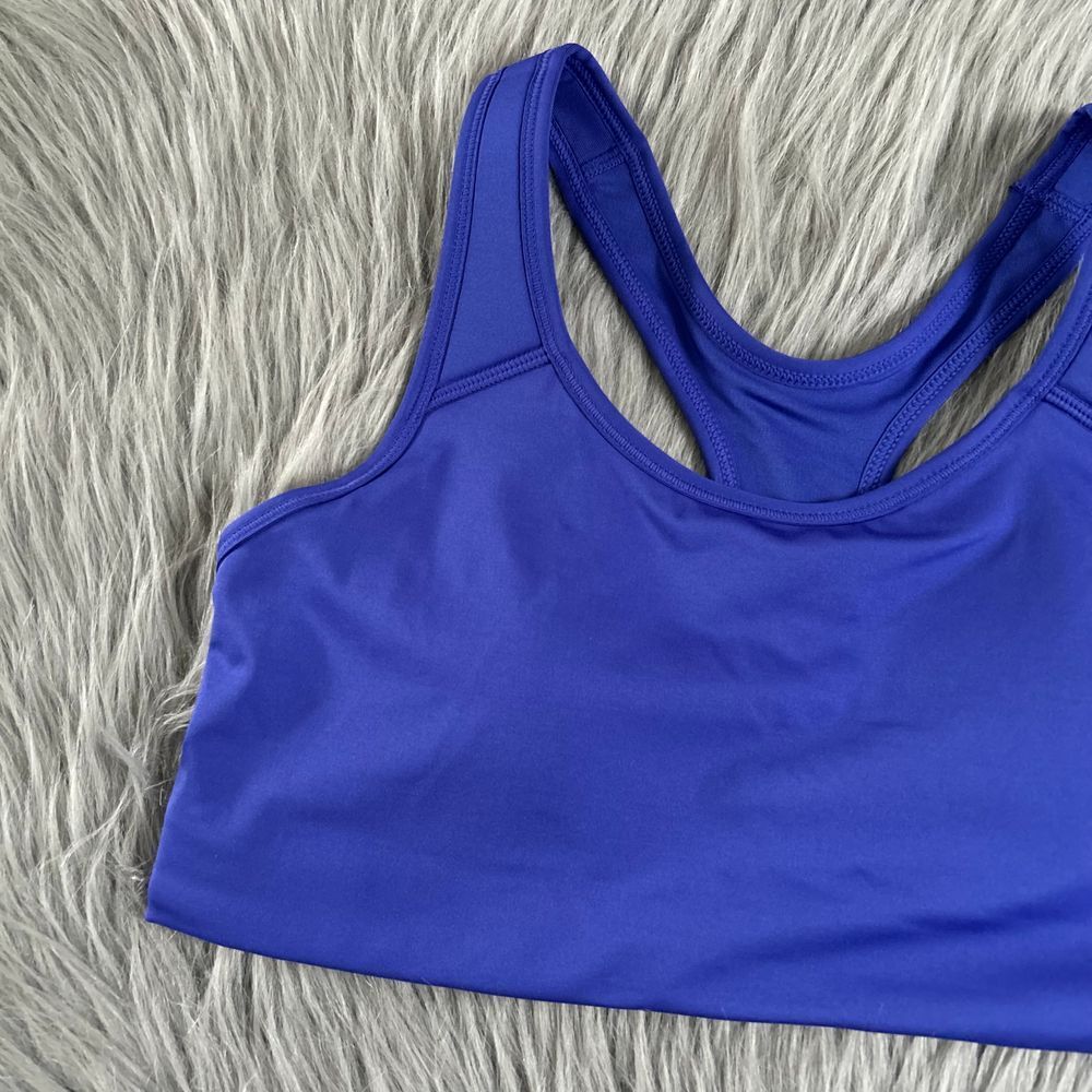 Avia Wirefree Sports Bra Women’s Size Medium Blue Racerback Medium Support
