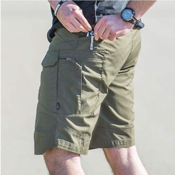 Mens Summer Tactical Shorts Cargo Outdoor Waterproof Hiking Fishing Track Shorts