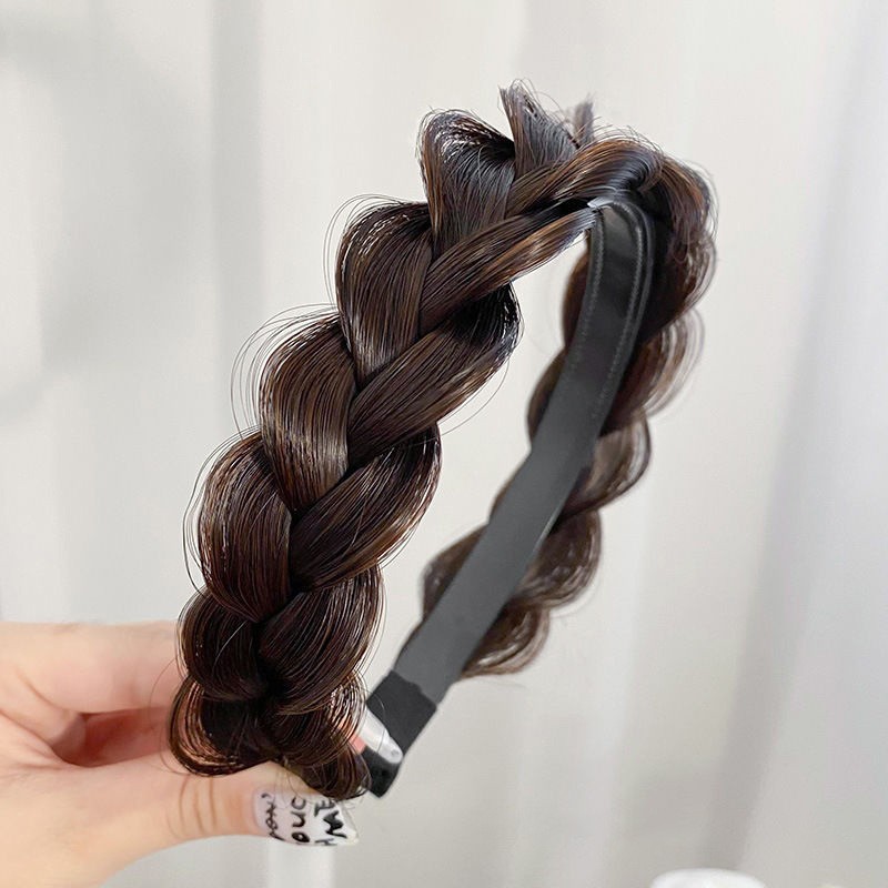 Headband Synthetic Hair Plaited Headband Braid Braided & Teeth Hair Band Beauty