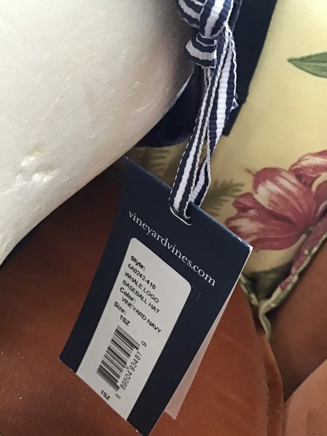 Vineyard Vines Classic Pique Polo Mens M & Whale Logo Hat Goldman Sachs Monogram