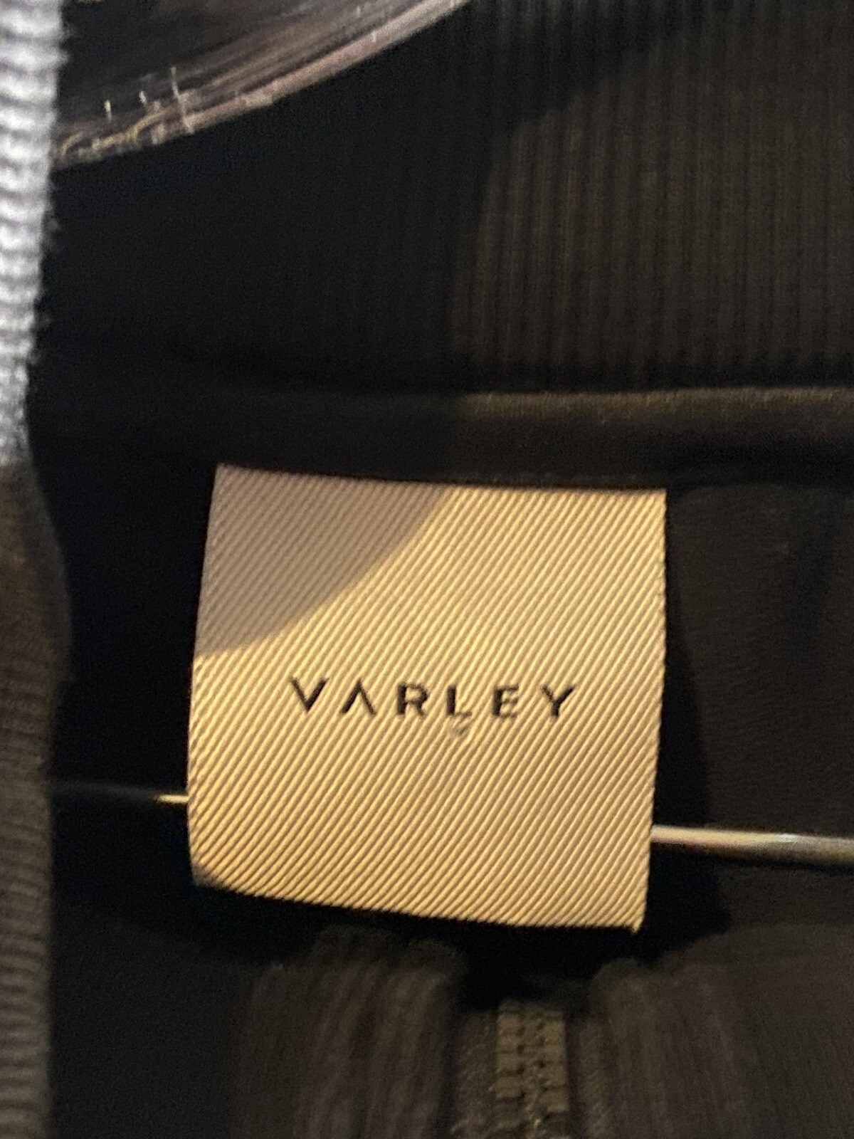 Varley Black Cortland Jacket Classic Sweat Athleisure Athletic Size M Womens