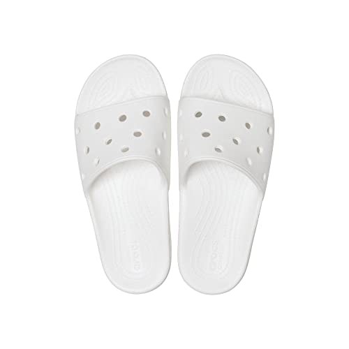 CROCS UNISEX ADULT CLASSIC SLIDE SANDALS MEN 4 WOMEN 6 WHITE
